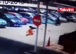 Motosikletli gasp kamerada