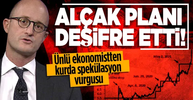 Ünlü ekonomist Robin Brooks dolar/TL grafiğini paylaşarak alçak planı deşifre etti! Spekülatif hareketler var