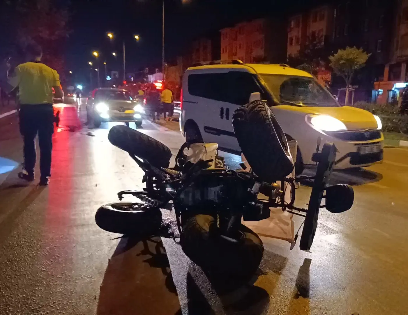 Bursa’da korkunç kaza: Otomobil ile ATV çarpıştı