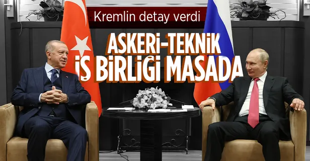 Kremlin'den Başkan Erdoğan - Putin görüşmesine ilişkin açıklama: Ortak Koordinasyon Merkezi ve askeri-teknik iş birliği...