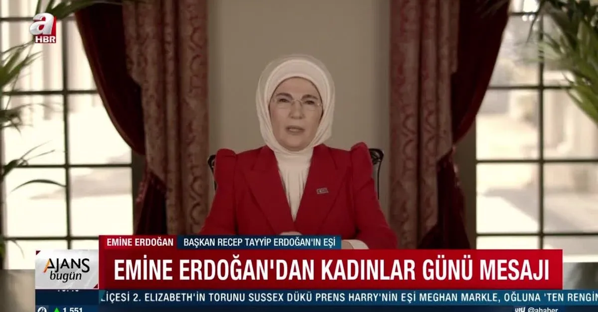 Emine Erdoğan'dan 'Dünya Kadınlar Günü' mesajı