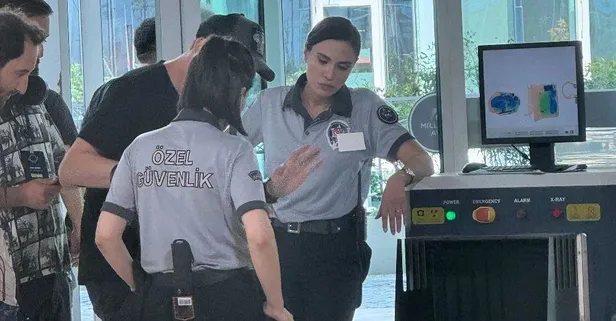 Şükran Ovalı güvenlik oldu! Görenler gözlerine inanamadı