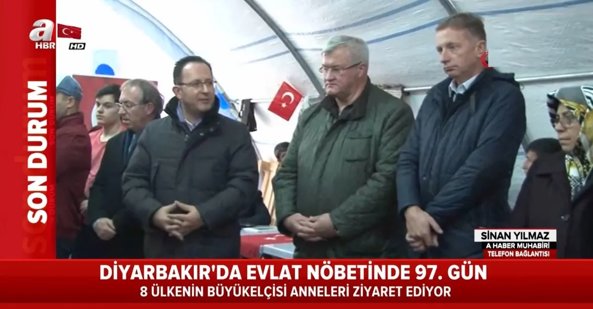 9 ülkenin Ankara büyükelçisi Diyarbakır annelerini ziyaret etti