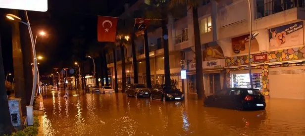 Tatil cennetini sel vurdu