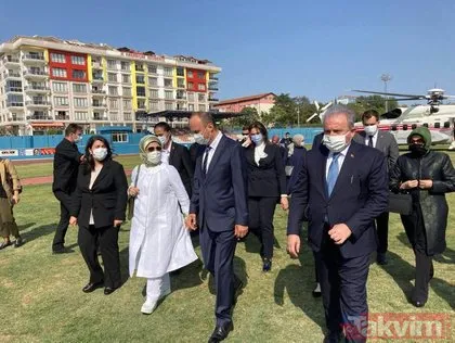 TBMM Başkanı Mustafa Şentop ve Emine Erdoğan’dan Edirne’de müze ve cami ziyareti