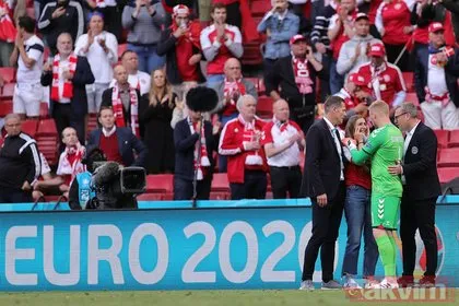 EURO 2020 Danimarka - Finlandiya maçında kalbi duran Christian Eriksen hayata döndü!