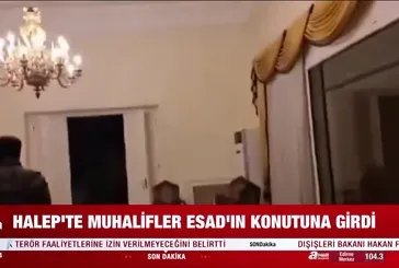 Esad'ın konutuna girdiler!