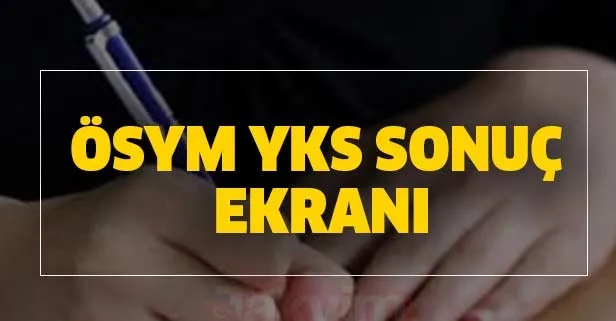 ÖSYM YKS sonuç ekranı son dakika açıklaması! YKS üniversite sınav sonuçları kaç günde açıklanır?