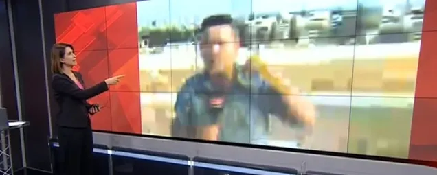 Barış Pınarı harekatı başladı! CNN Türk muhabiri canlı yayın yaparken Rasulayn böyle vuruldu | Videosunu izle