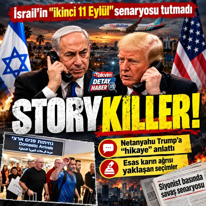 İsrail Flydubaiden 11 Eylül devşirmeye kalktı! Senaryo tutmadı... Netanyahu Trumpa hikaye anlattı