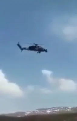 Helikopterler teröristlere ölüm yağdırdı