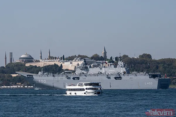 Preveze Deniz Zaferi’nin 486’ncı yıl dönümü: TCG Anadolu ve 15 savaş gemimiz İstanbul Boğazı'ndan geçti - 21