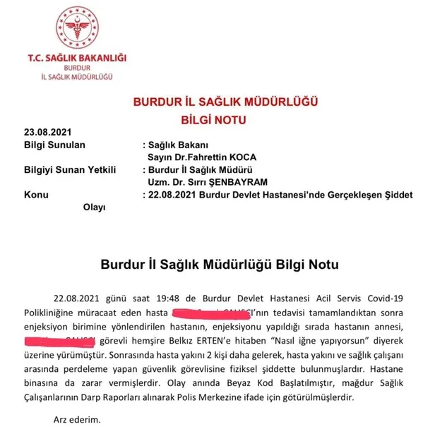Burdur'da akıllara durgunluk veren olay: ‘Çocuğun kolunu acıttı’ diyerek hemşireleri darbettiler! Bakanlıktan flaş açıklama-5