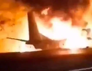 Ukrayna’da askeri uçak düştü!
