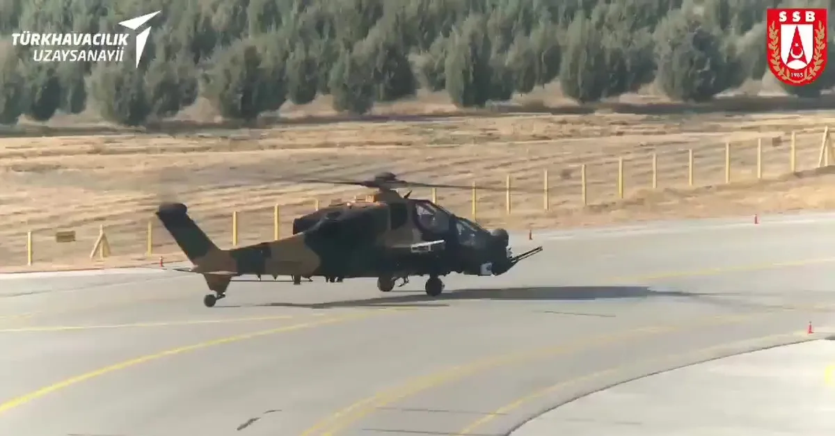 Güçlenen Atak helikopterinden ilk uçuş! ATAK FAZ-2 Gövde gösterisi yaptı