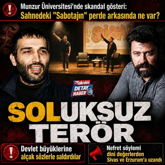 Munzur Üniversitesi’nde skandal gösteri: Başkan Erdoğan, Bahçeli ve dini değerler hedef alındı