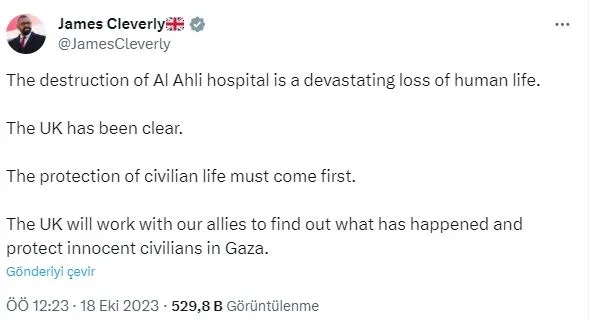 ABD verdi İsrail vurdu! Gazze’ye hastane saldırısını soykırımcı Tel Aviv’in düzenlediği kanıtlandı: Batı üç maymunu oynuyor-3