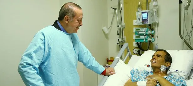 Cumhurbaşkanı Erdoğan’dan Naim Süleymanoğlu’na ziyaret