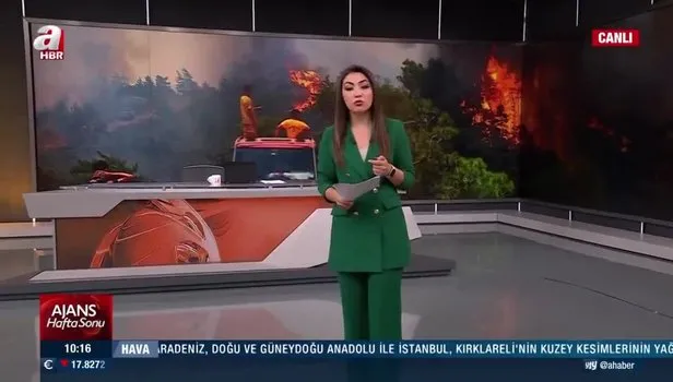 KKTC'de yangın bölgesinde başlayan sağanak alevleri söndürdü