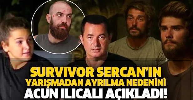 Acun Ilıcalı’dan Survivor Sercan açıklaması! Sercan Yıldırım’ın Survivor’dan ayrılmasının gerçek nedeni...