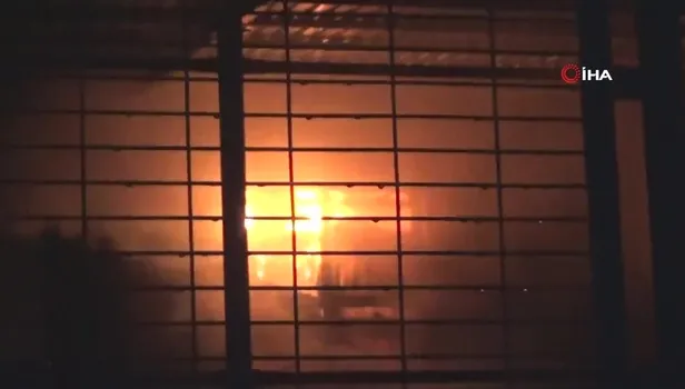 Düzce’de fabrika yangını!