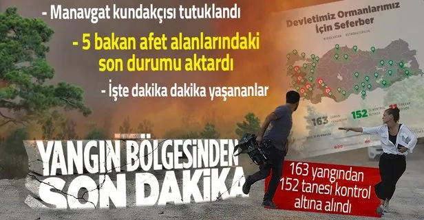 Orman yangınlarından son dakika haberi geldi! 163 yangının 152'si kontrol altında