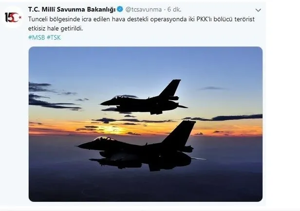 Son dakika: TSK'dan Tunceli'de terör örgütü PKK'ya darbe! Etkisiz hale getirildiler...-1