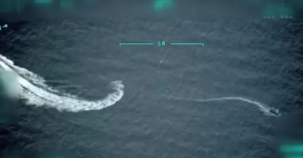 Yunanistan'ın göçmenleri Türk kara sularına ittiği anlar görüntülendi