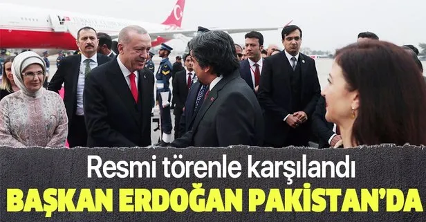 Başkan Erdoğan Pakistan'da