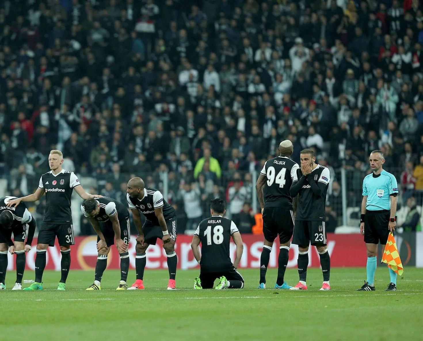 Beşiktaş UEFA Avrupa Ligi’ne veda etti!