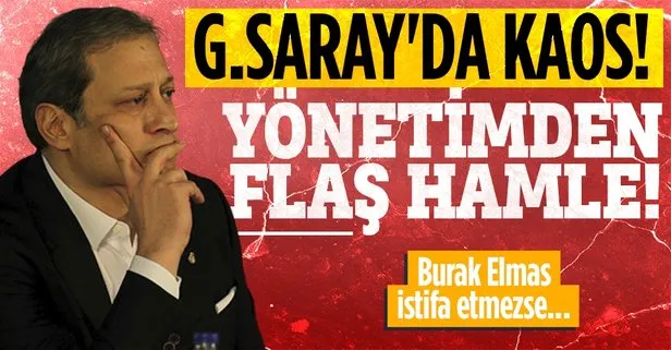 Galatasaray’da seçim kaosu! Tüm gözler Burak Elmas ve ekibinde! Şimdi ne olacak?