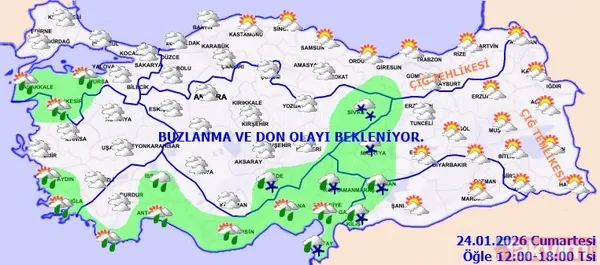 Meteoroloji’den hava durumu uyarısı: Kar ve sağanak yağış geliyor! İşte il il liste... - 6