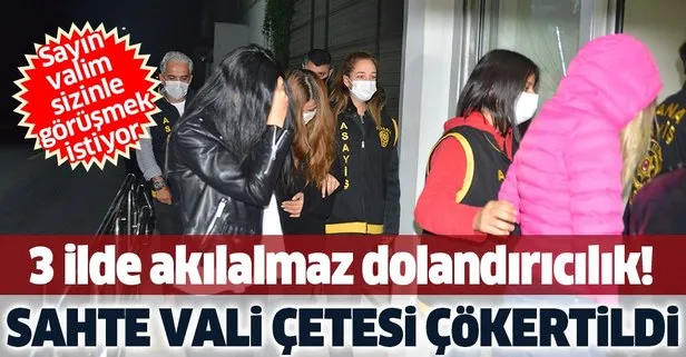 SON DAKİKA: Adana merkezli sahte vali operasyonu: 13 kişi gözaltına alındı