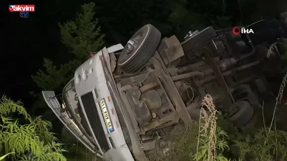 Bursa'da kamyon kazası: 3 yaralı