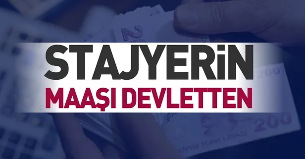 Stajyerin maaşı devletten