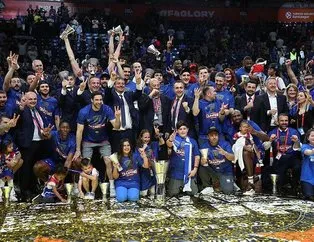 Efes üst üste 2. kez Euroleague şampiyonu