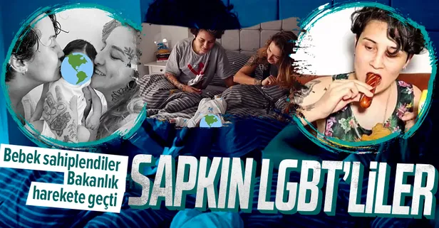 LGBT'li sapkınlar Nuray Güler ve Yeliz Günay'ın 'bebeğimiz oldu' paylaşımı infial yarattı: Sosyal medyalarını kapattılar! Bakanlık açıklama yaptı