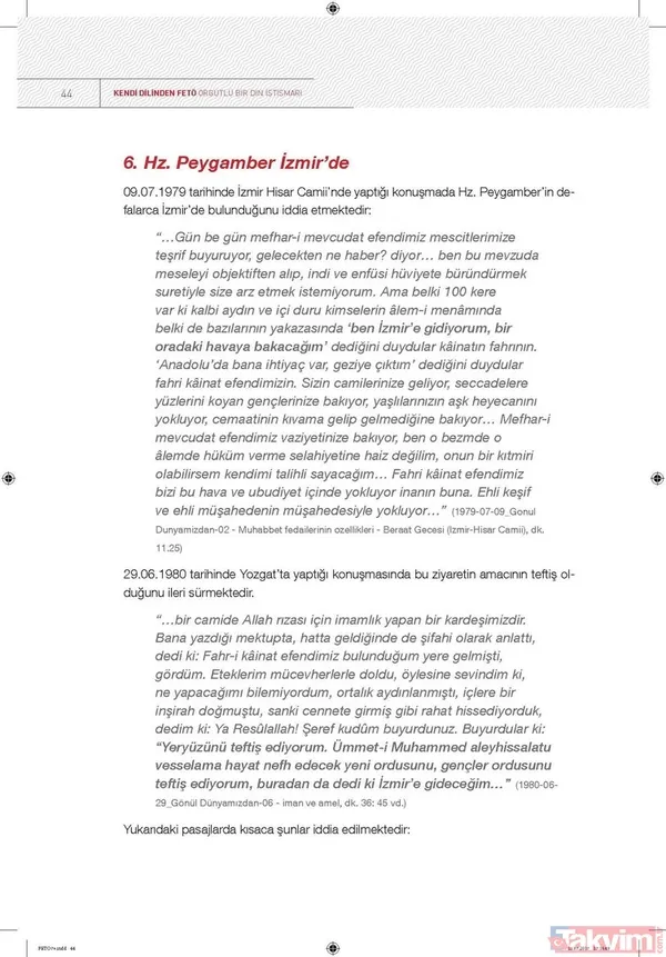 Mehmet Görmez Diyanet'in FETÖ raporunu açıkladı - 42