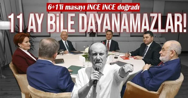 Memleket Partisi Genel Başkanı Muharrem İnce 6’lı masayı bombaladı!