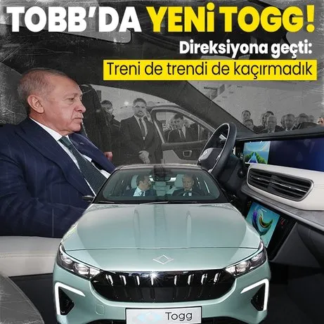 Başkan Erdoğan Togg’un yeni modeli T10F’i inceledi: Uzun yıllar sonra bu defa treni ve trendi kaçırmadık