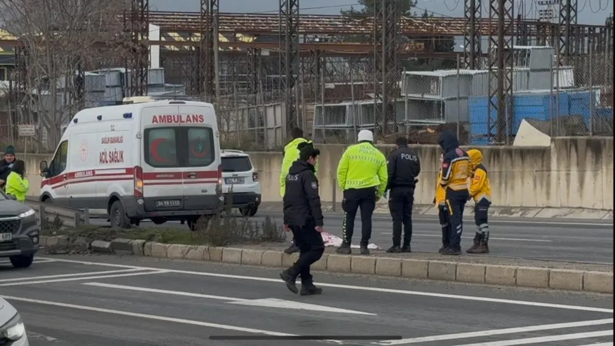 Büyükçekmece'de kan donduran ölüm! Arızalanan TIR'ına bakmak için aşağı inen sürücü feci şekilde ezildi