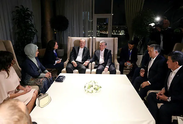 Başkan Erdoğan'ın Azerbaycan'da temasları sürüyor-1