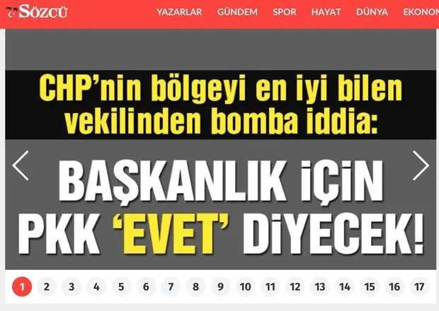 CHP ve FETÖ'cü Sözcü'nün yeni yalanı-1