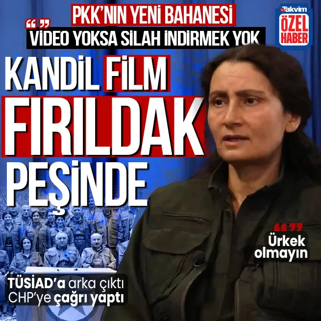 PKK elebaşı Bese Hozatın yeni bahanesi: Çağrı video ile gelmezse silah bırakmayız | TÜSİADa arka çıktı CHPye çağrı yaptı