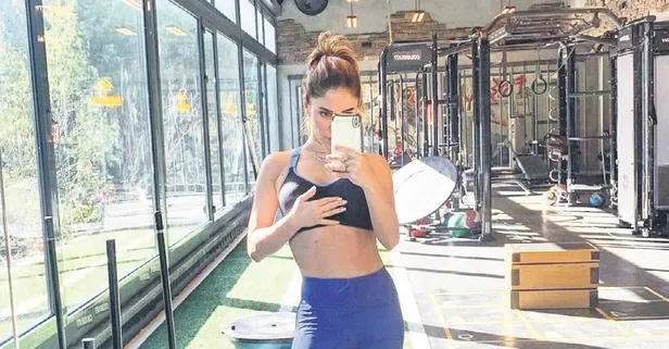 Irmak Ünal fit haliyle dikkat çekti