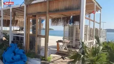 Türkbükü'nde kaçak iskeleler yıkıldı