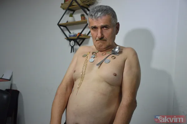‘Mıknatıs adam’ Süleyman! Çatal kaşık metal vücuduna yapışıyor! İlçenin en çekici adamı - 7
