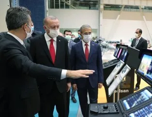 Başkan Erdoğan ASELSAN tesislerini gezdi!