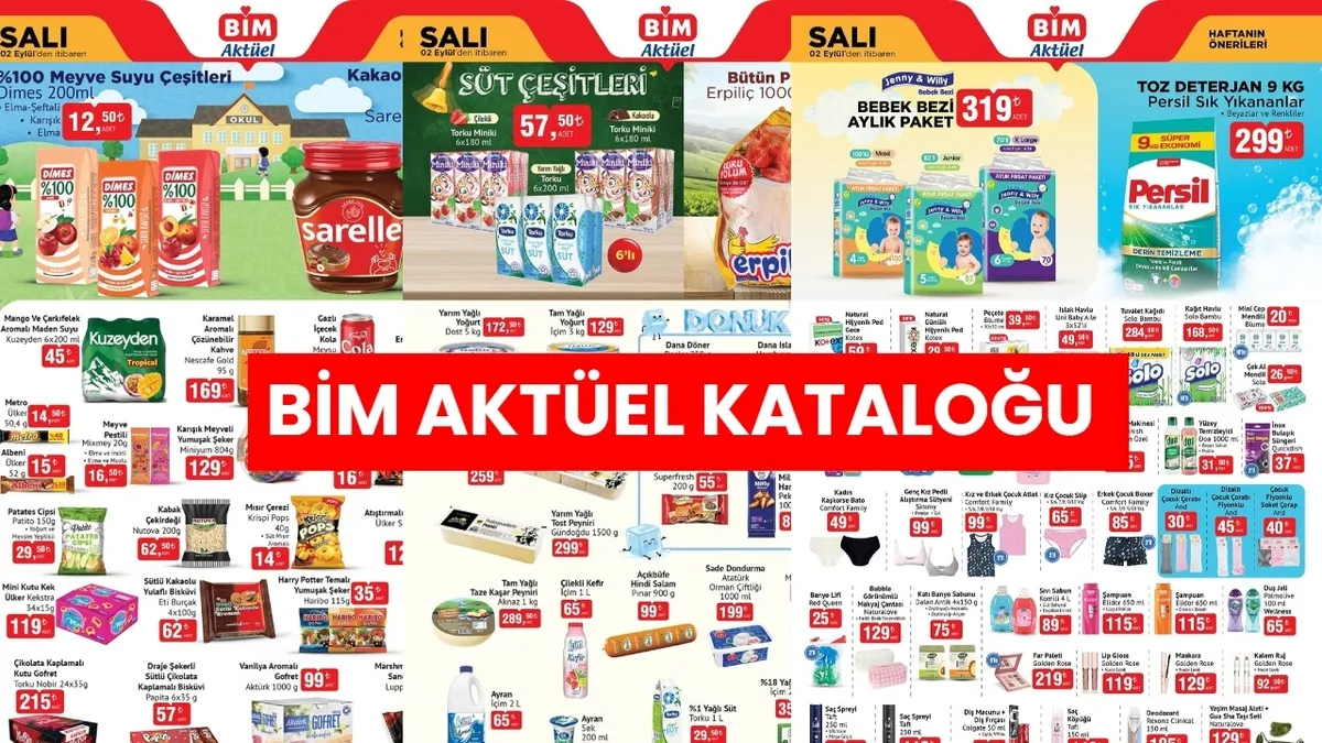 2 Eylül’de BİM market raflarında! Mutfak, kozmetik, hijyen, gıda ürünleri: 7.50 TL’den başlayan fiyatlarla...