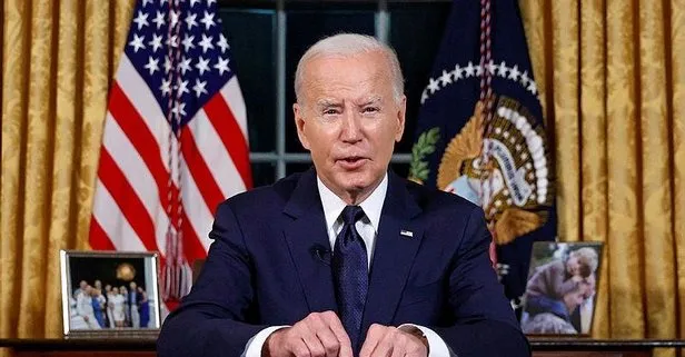ABD Başkanı Joe Biden ulusa seslendi! Soykırımcı İsrail’e desteği yineledi: Daha önce görülmemiş destek paketi göndereceğiz